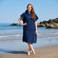 OCEA Premium Cotton Changing Poncho – Navy