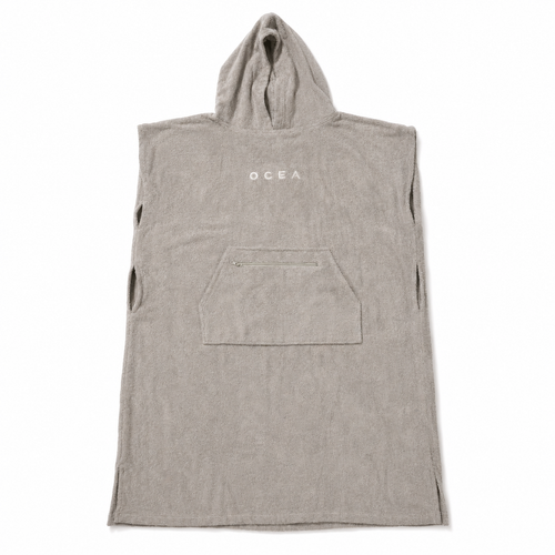 OCEA Premium Cotton Changing Poncho – Grey