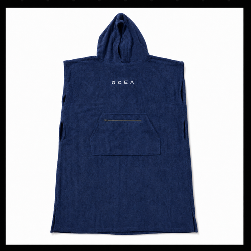 OCEA Premium Cotton Changing Poncho – Navy